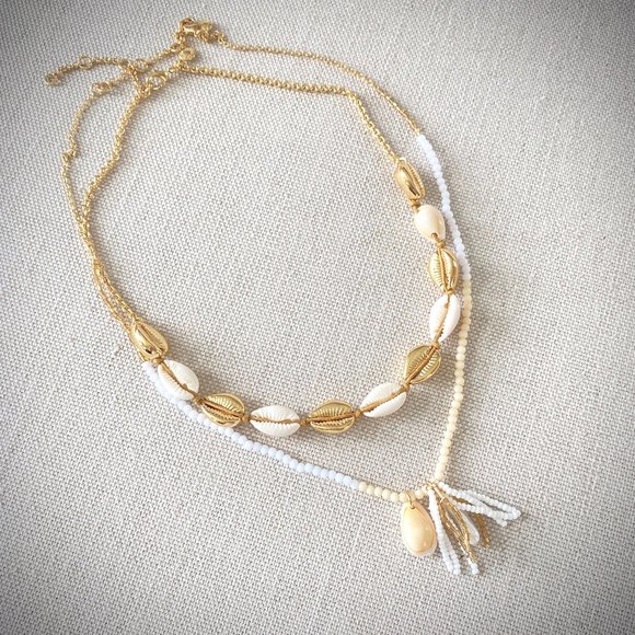 J. Crew NWT Seaside Layered Necklaces - Picture 5 of 10